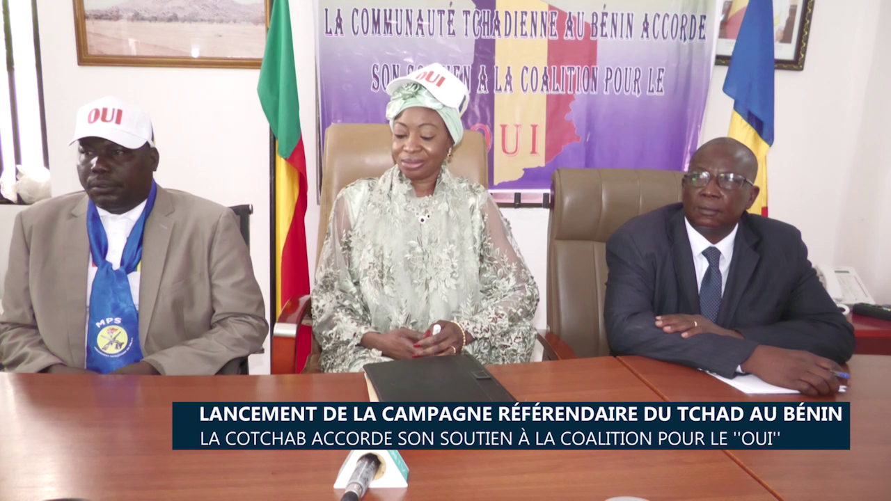 Campagne référendaire du Tchad au Bénin: La COTCHAB accorde son soutien à la coalition pour le "Oui"