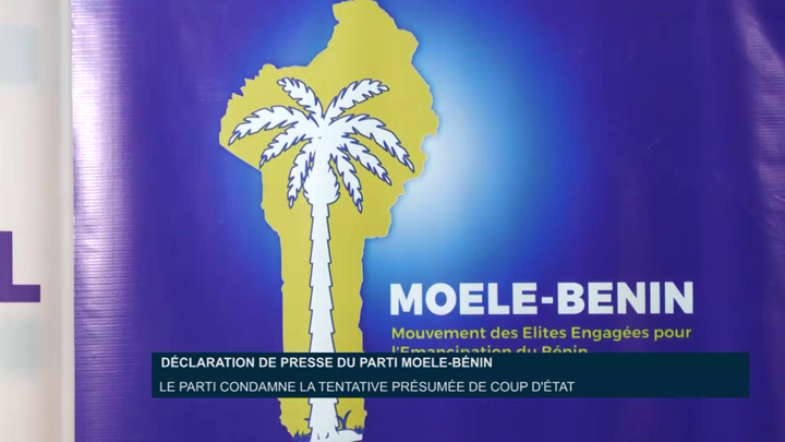 Déclaration de presse du Parti Moelle-Bénin : Le Parti condamne la tentative présumée du coup d’État