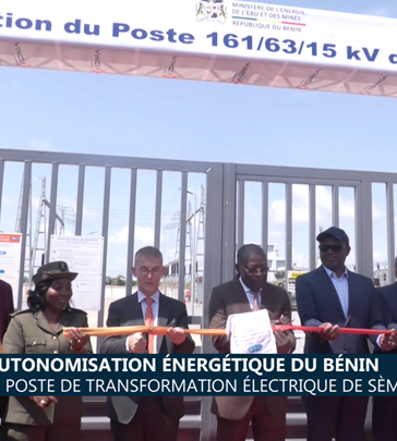 Autonomisation énergétique du Bénin : Le poste de transformation électrique de Sèmè-Kpodji inauguré