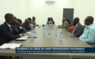 Audience au siège du Parti Renaissance Nationale