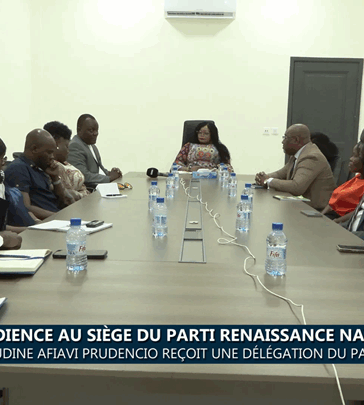 Audience au siège du Parti Renaissance Nationale