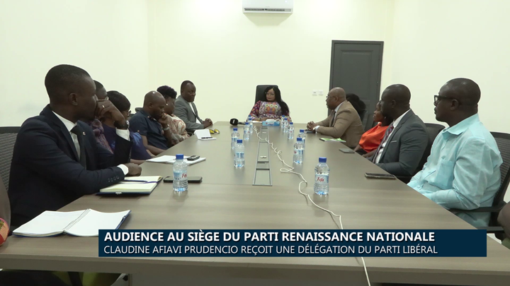 Audience au siège du Parti Renaissance Nationale