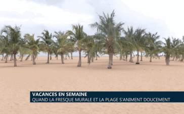 Vacances en semaine : Quand la fresque murale et la plage s’animent doucement