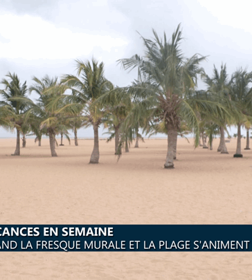 Vacances en semaine : Quand la fresque murale et la plage s’animent doucement