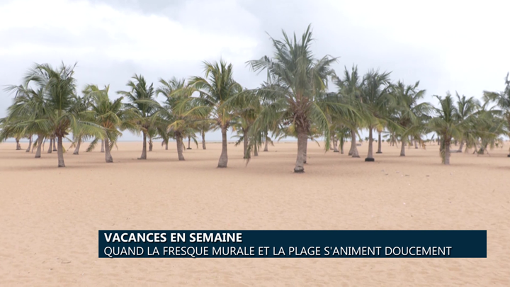 Vacances en semaine : Quand la fresque murale et la plage s’animent doucement